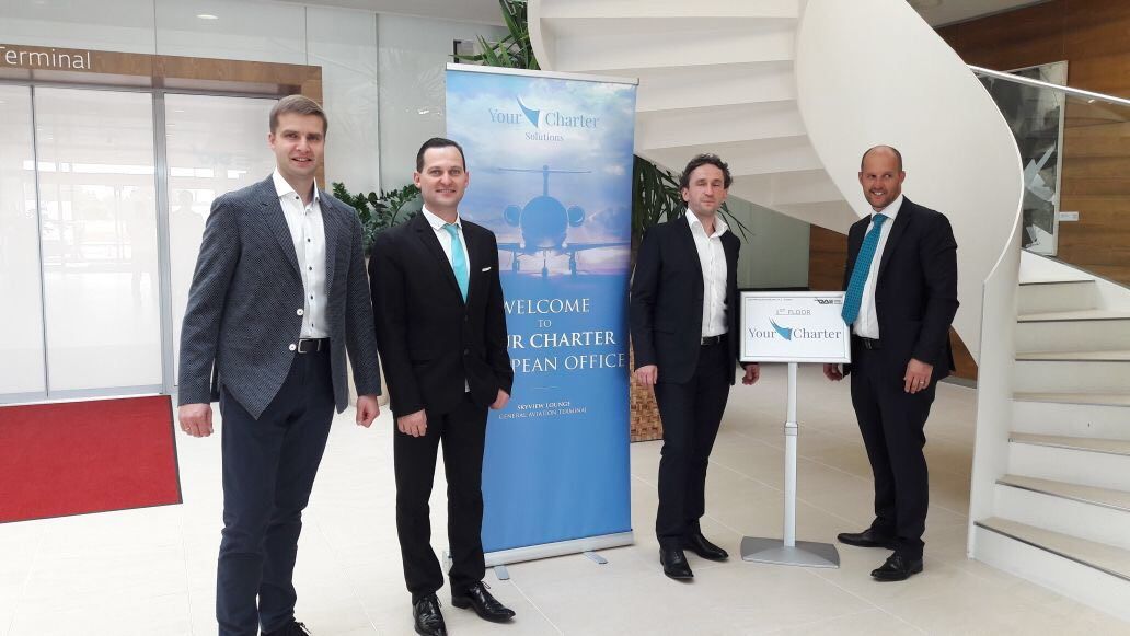 С 29 июня в VIP терминале аэропорта Вены начало свою работу Европейское представительство компании «Ваш Чартер» - YCS GMBH