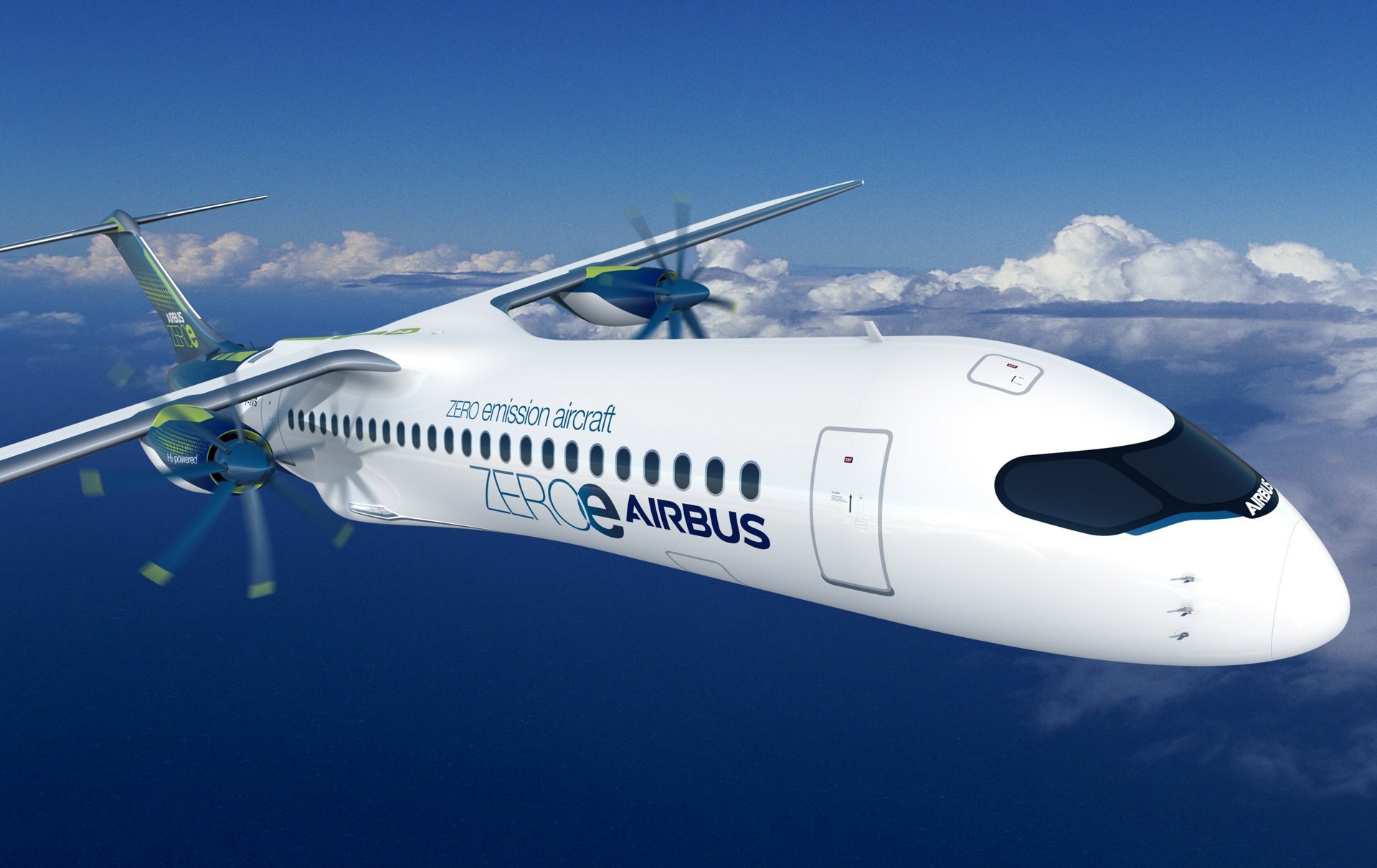 Airbus продемонстрировал проекты экосамолетов