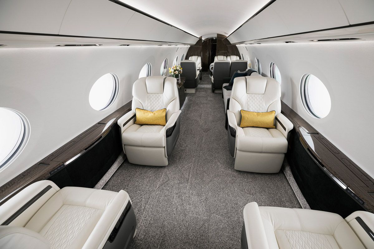 Gulfstream G700 представил еще один вариант комплектации салона