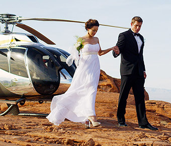 Аренда вертолета для свадьбы