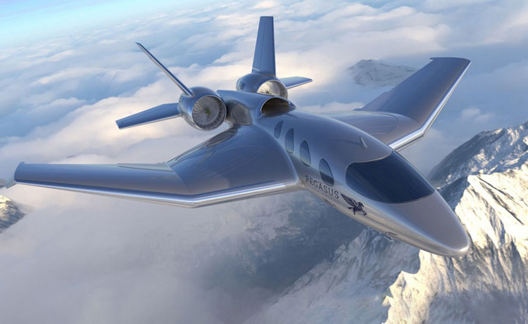 Pegasus Universal Aerospace представил бизнес-джет с вертикальным взлетом