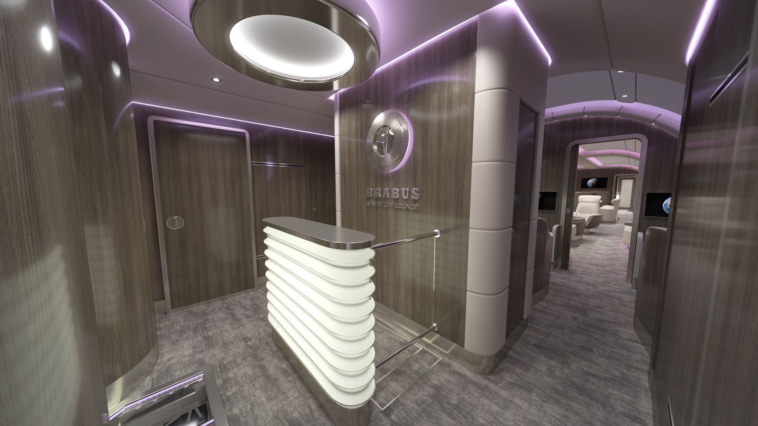 Lufthansa Technik презентовала VIP-салон Brabus Adventure Lounge