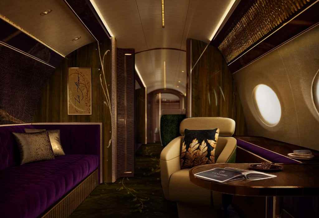 Lie Alonso Dynasty представила VIP-салон Gulfstream G650ER