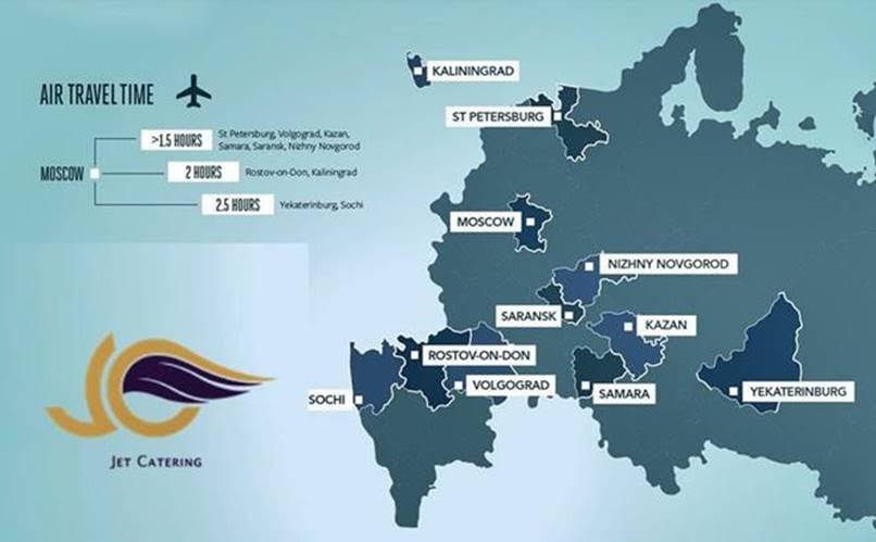 Jet Catering будет обслуживать бизнес-пассажиров на ЧМ 2018