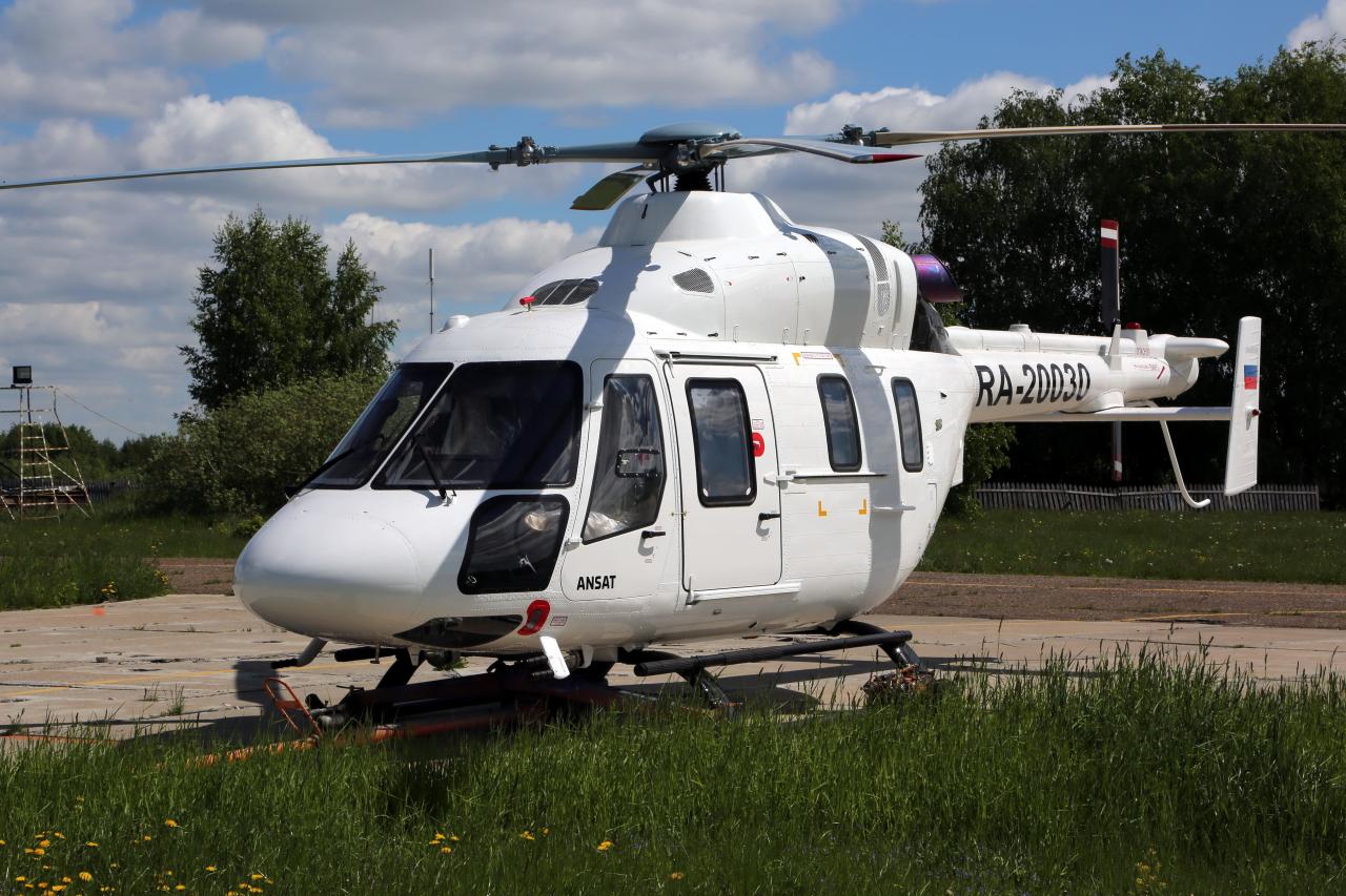 Санитарный вертолет Ансат доставлен в Башкортостан