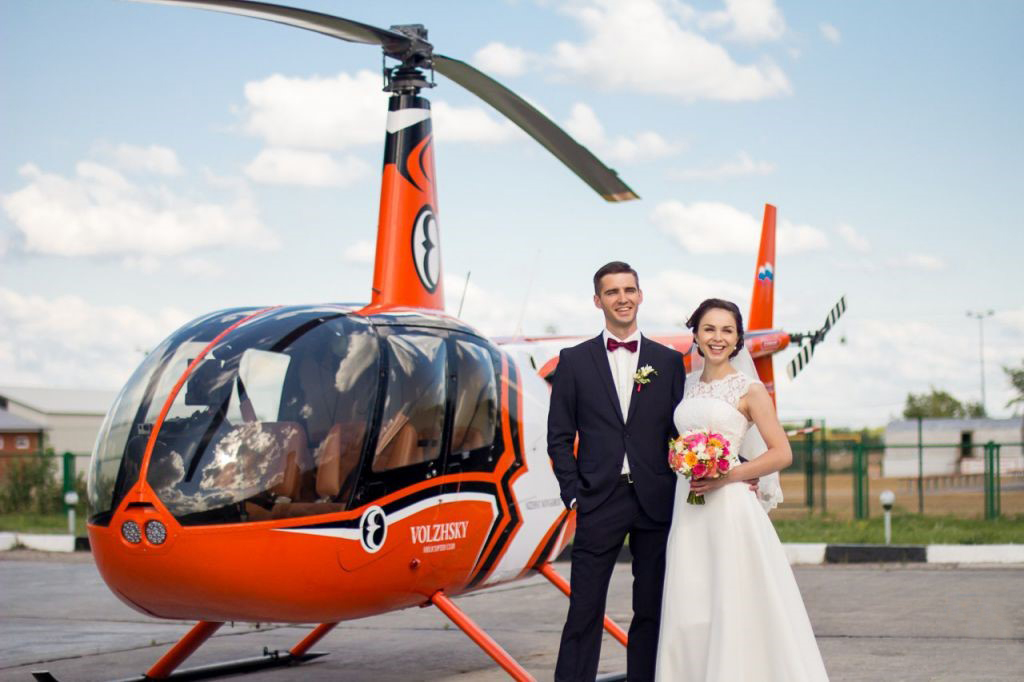 Вертолет на свадьбу