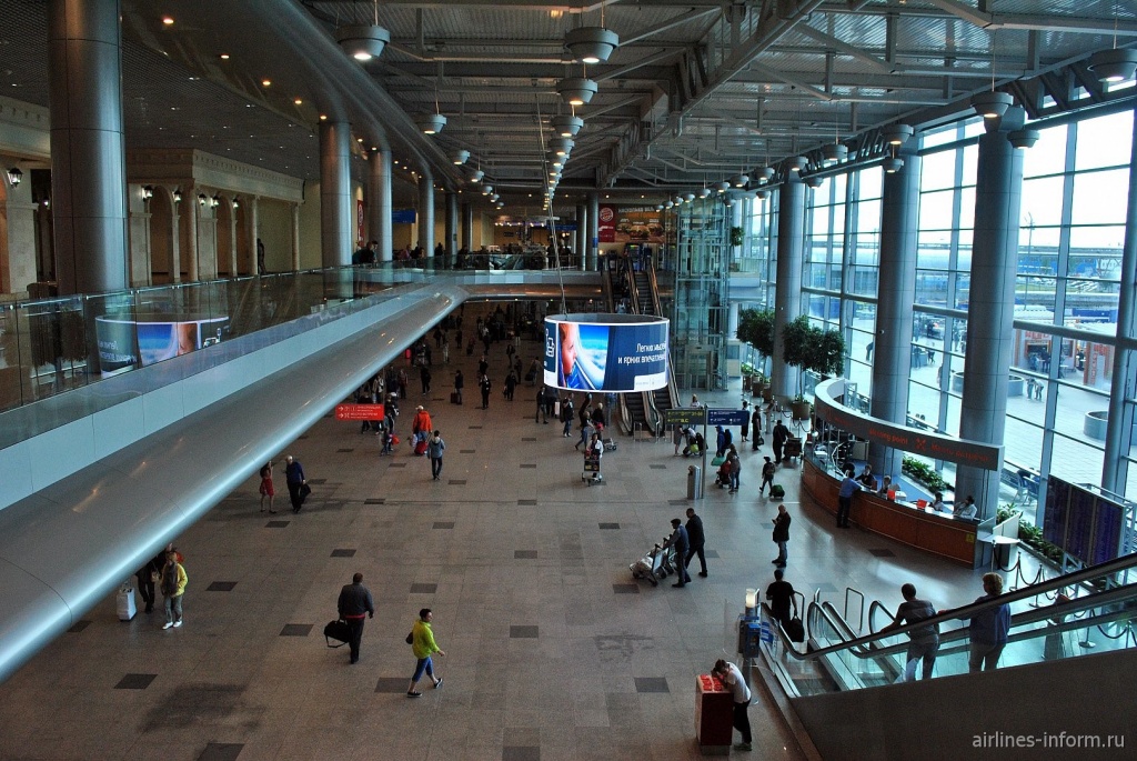 Интерьер аэропорта Домодедово